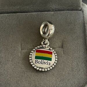 Pandora Bolivia Flag Exclusive Charm Pendant